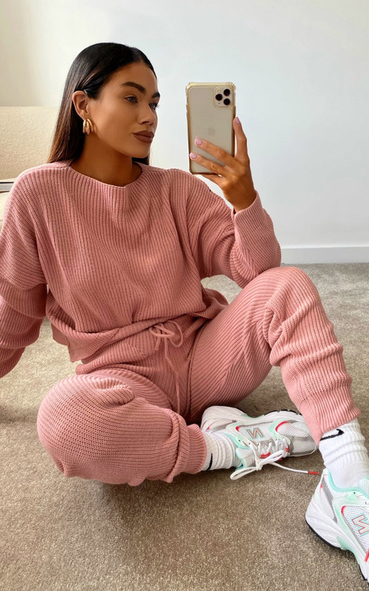 Lauren Knitted Ribbed Co-ord Thumbnail Lauren Knitted Ribbed Co-ord Thumbnail