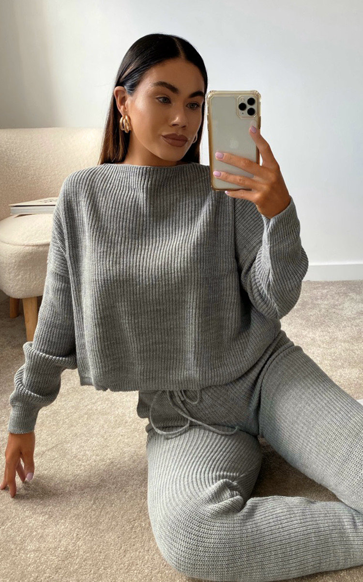 Lauren Knitted Ribbed Co-ord Thumbnail Lauren Knitted Ribbed Co-ord Thumbnail