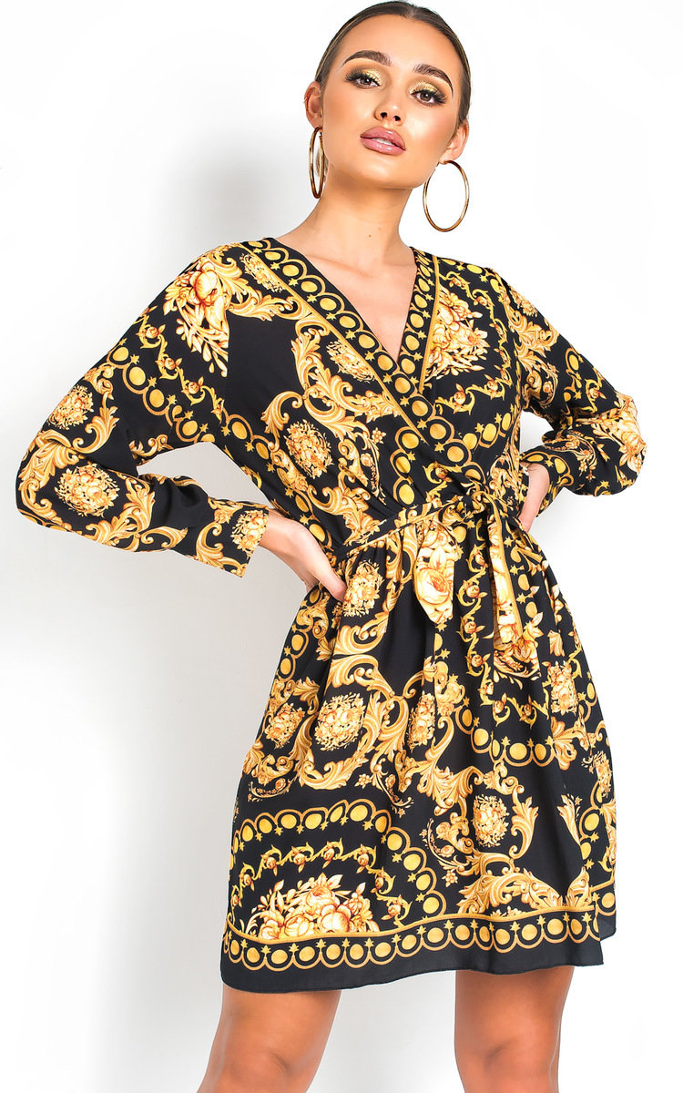 Laury Low Cut Tie Waist Dress Thumbnail Laury Low Cut Tie Waist Dress Thumbnail