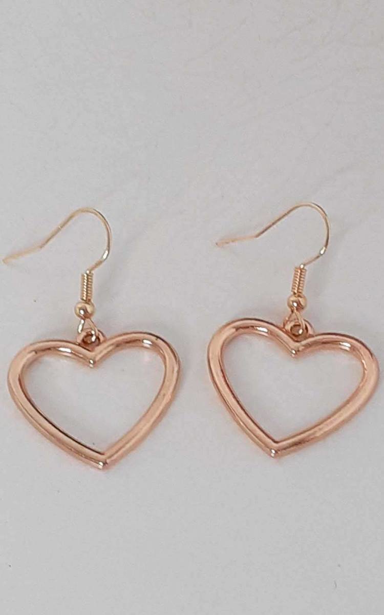 Layla Heart Hook Earrings 