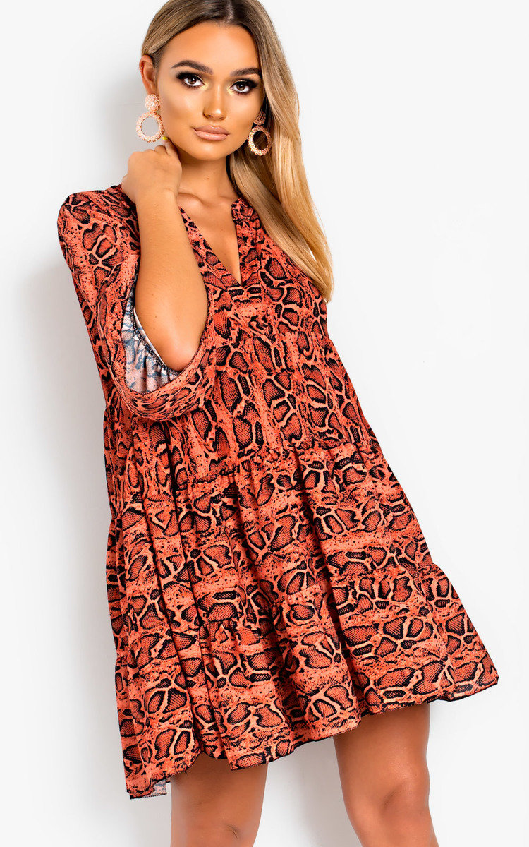 Layla Printed Smock Dress