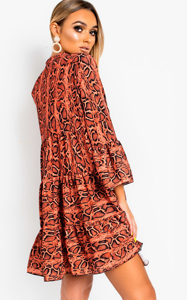 Layla Printed Smock Dress Thumbnail