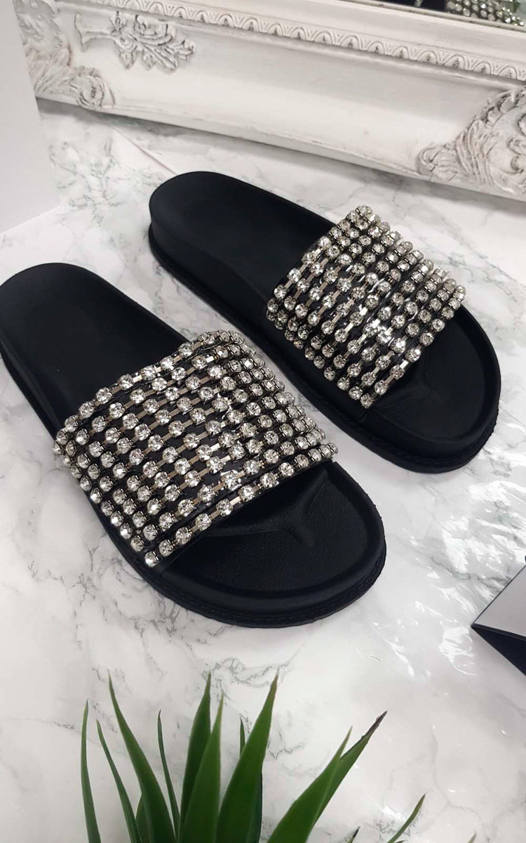 Leah Embellished Sliders Leah Embellished Sliders