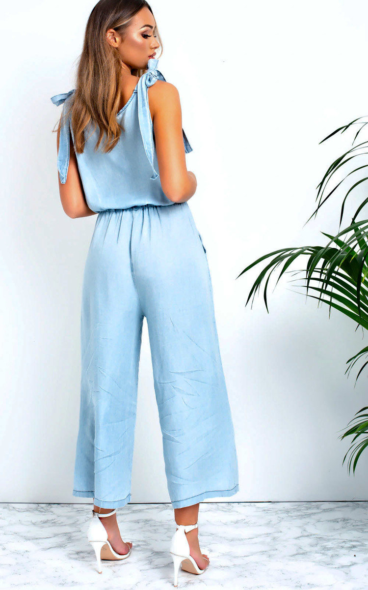 Leanne Denim Jumpsuit Thumbnail