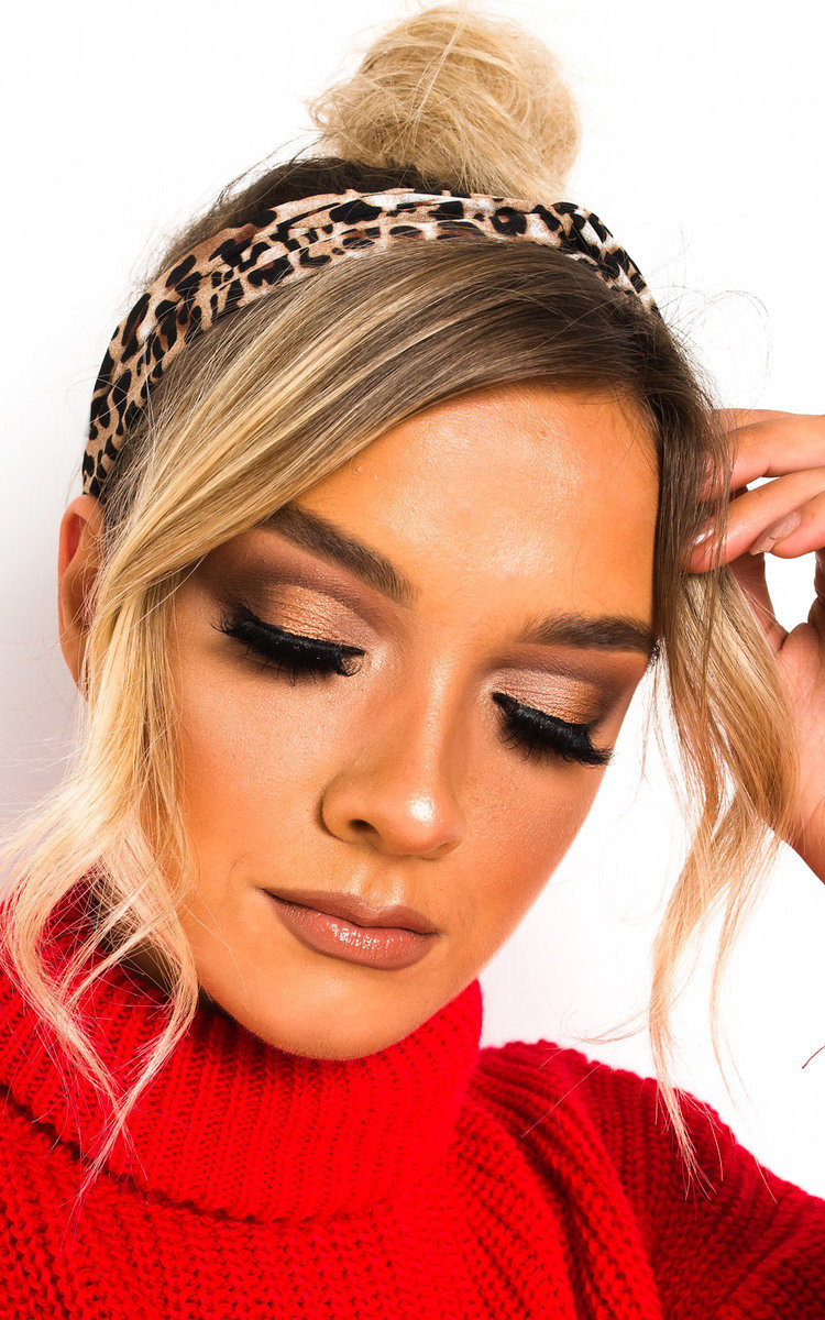 Leigh Leopard Print Headband Leigh Leopard Print Headband