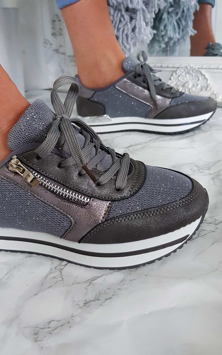 Lelli Glitter Zip Trainer Lelli Glitter Zip Trainer