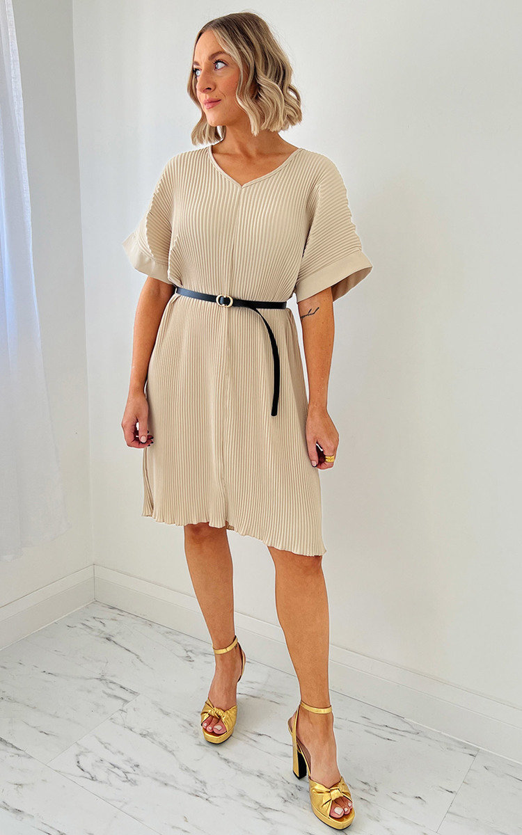 Lexi Midi Dress With Belt Detail