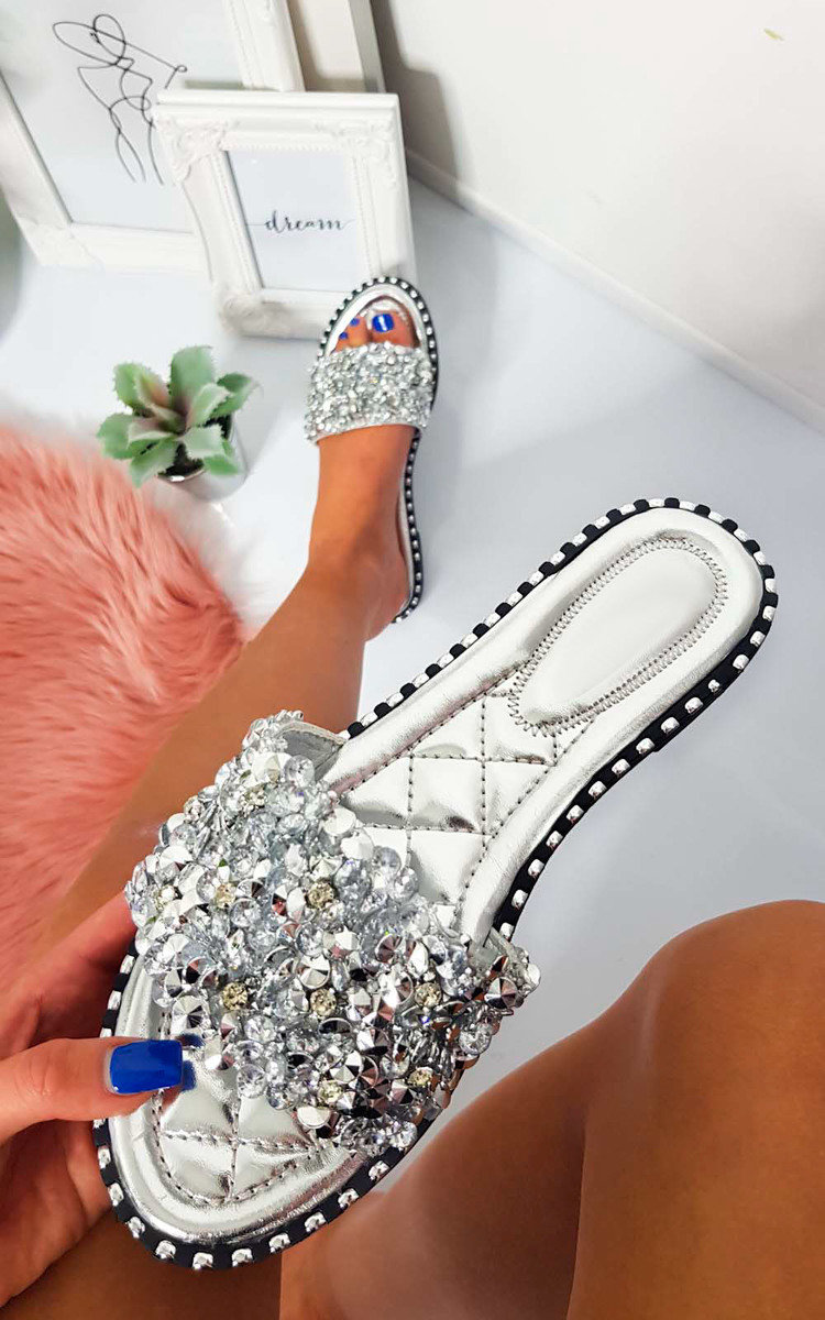 Libby Embellished Open Toe Sandals Libby Embellished Open Toe Sandals