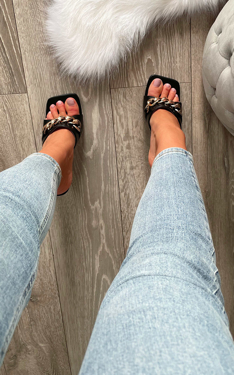 Liberty Chain Detail Slip on Mule Thumbnail Liberty Chain Detail Slip on Mule Thumbnail