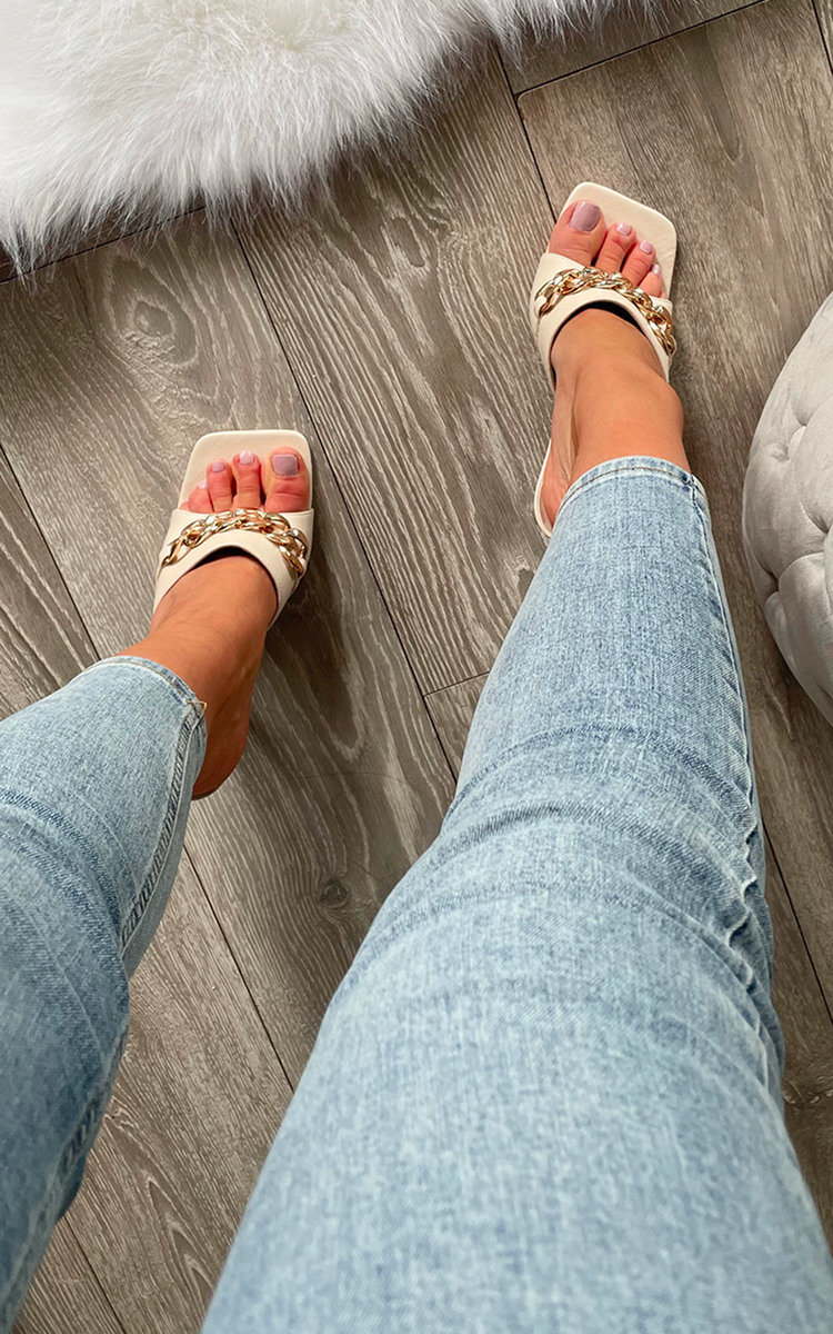 Liberty Chain Detail Slip on Mule Liberty Chain Detail Slip on Mule