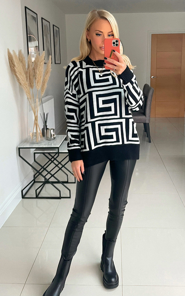 Lillian Geometric Print Jumper Thumbnail Lillian Geometric Print Jumper Thumbnail
