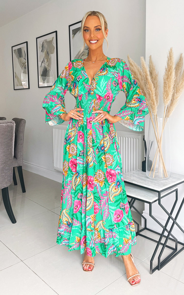 Lillian Printed Maxi Dress Lillian Printed Maxi Dress