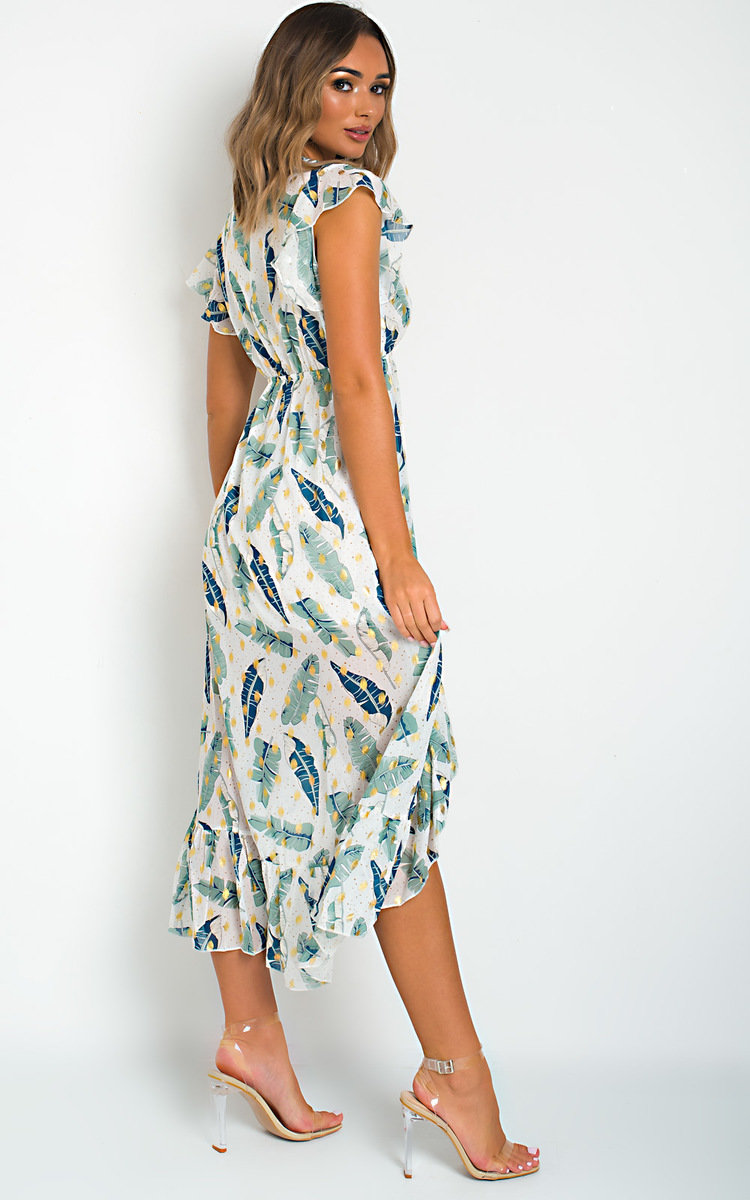Lilly Chiffon Frill Maxi Dress Thumbnail Lilly Chiffon Frill Maxi Dress Thumbnail