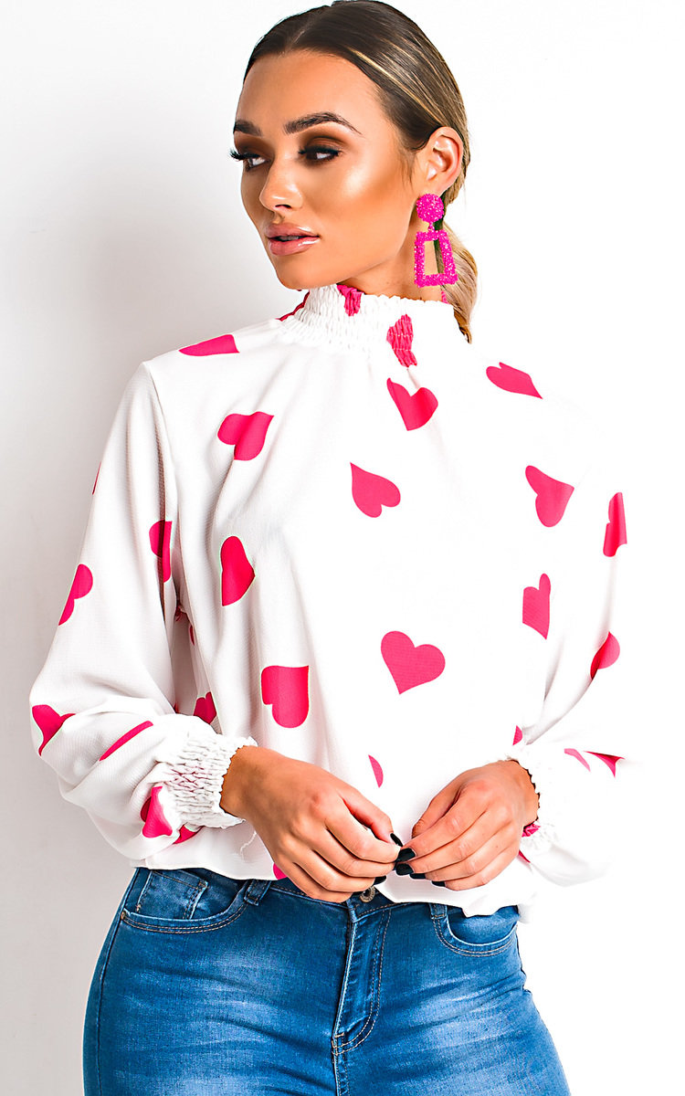 Lilly High Neck Chiffon Blouse 