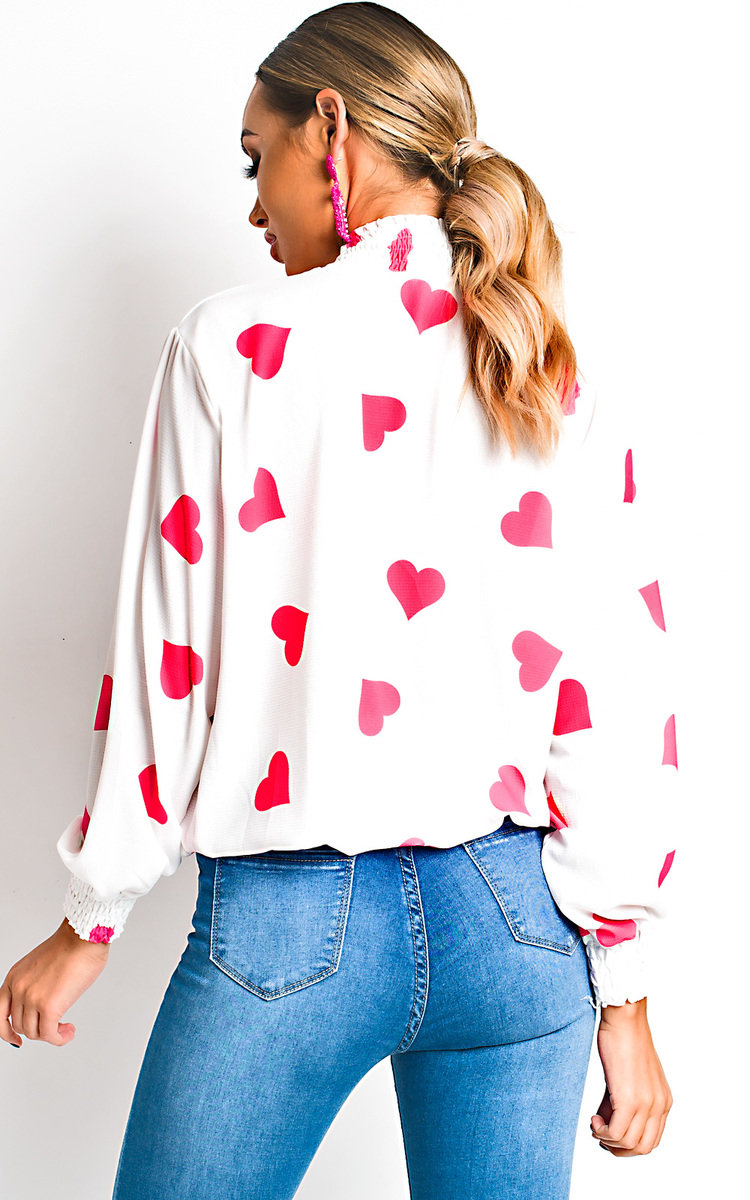 Lilly High Neck Chiffon Blouse  Thumbnail