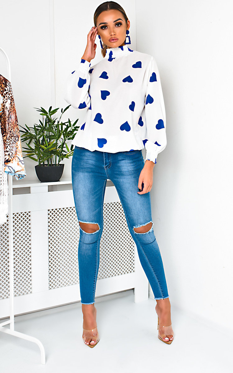 Lilly High Neck Chiffon Blouse Lilly High Neck Chiffon Blouse