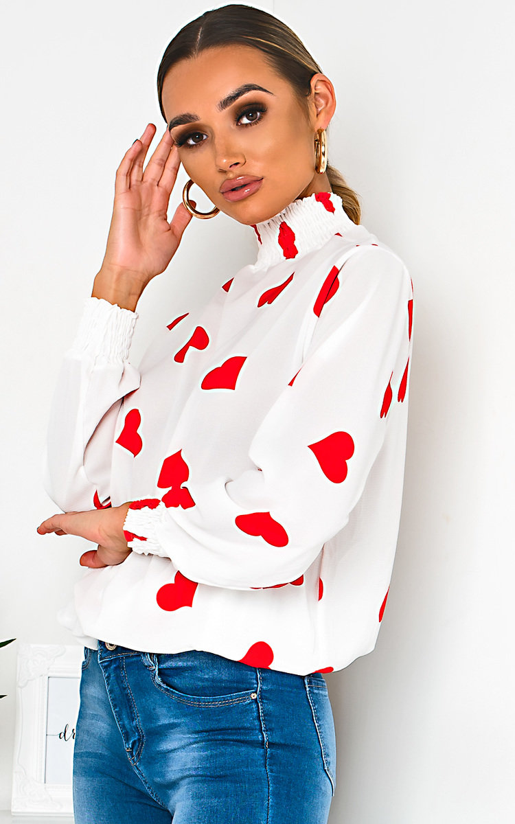 Lilly High Neck Chiffon Blouse Lilly High Neck Chiffon Blouse