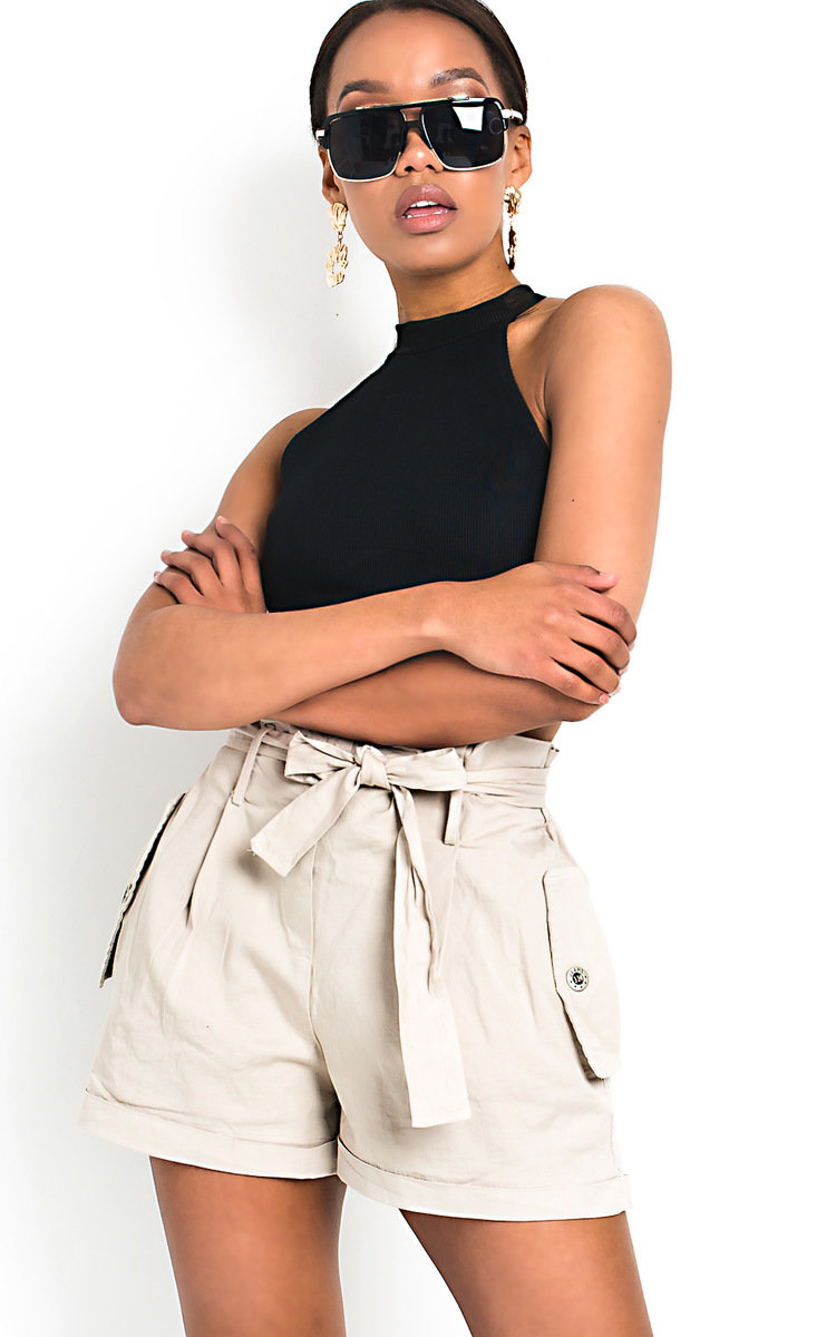 Lindy High Waist Chino Shorts Thumbnail Lindy High Waist Chino Shorts Thumbnail