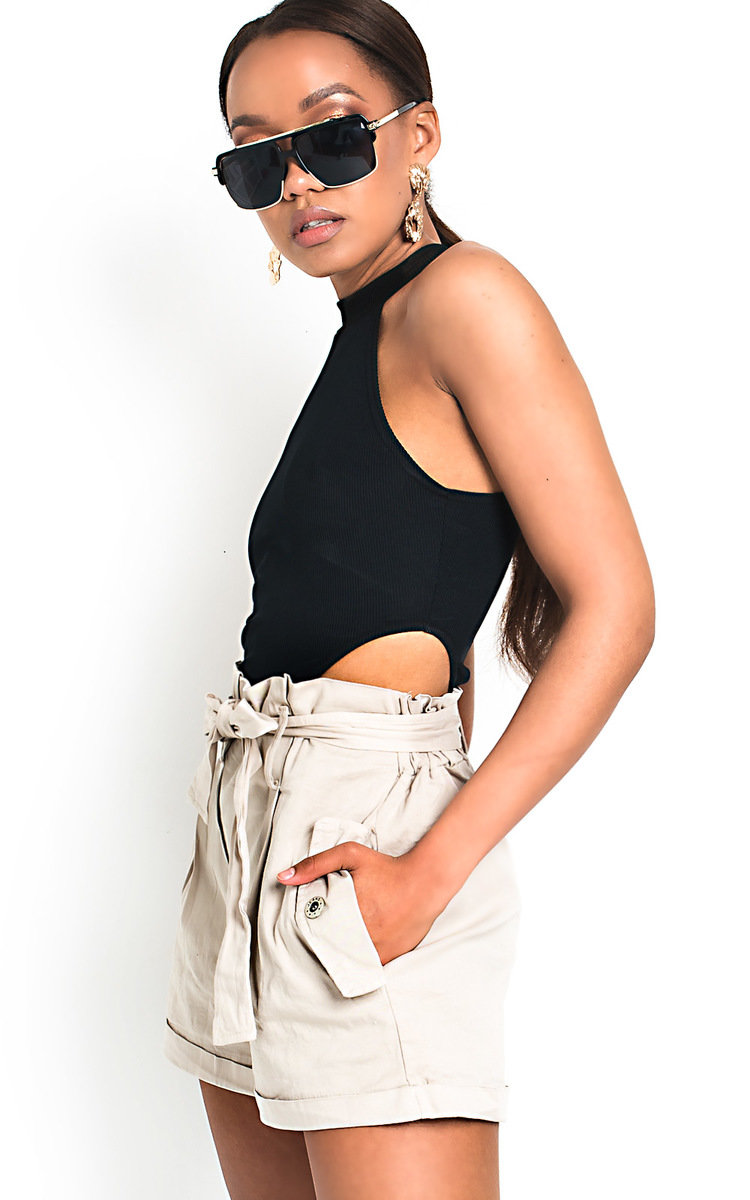 Lindy High Waist Chino Shorts Thumbnail Lindy High Waist Chino Shorts Thumbnail