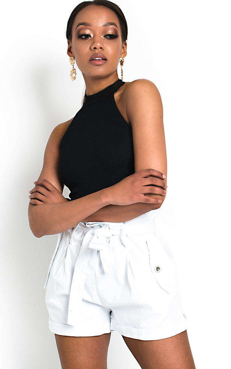 Lindy High Waist Chino Shorts Thumbnail Lindy High Waist Chino Shorts Thumbnail