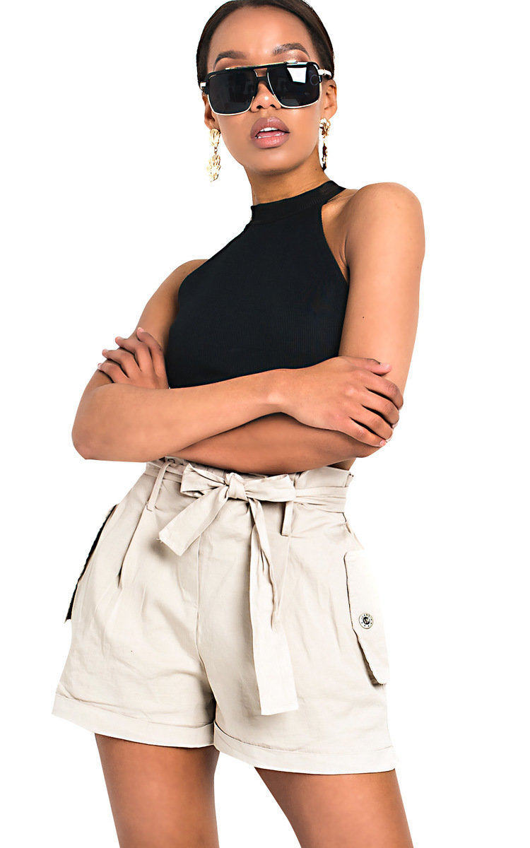 Lindy High Waist Chino Shorts Thumbnail Lindy High Waist Chino Shorts Thumbnail