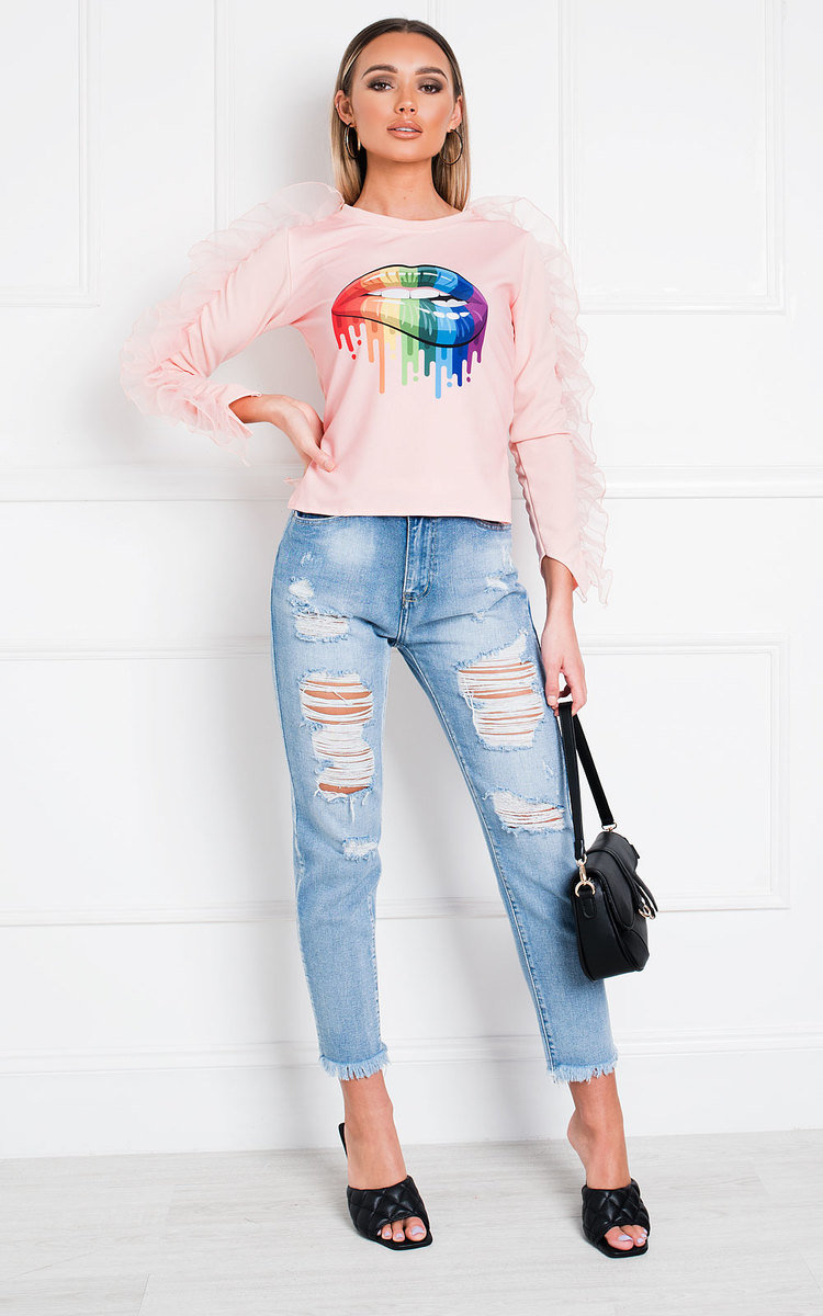 Lippy Frill Sleeve Top Thumbnail Lippy Frill Sleeve Top Thumbnail