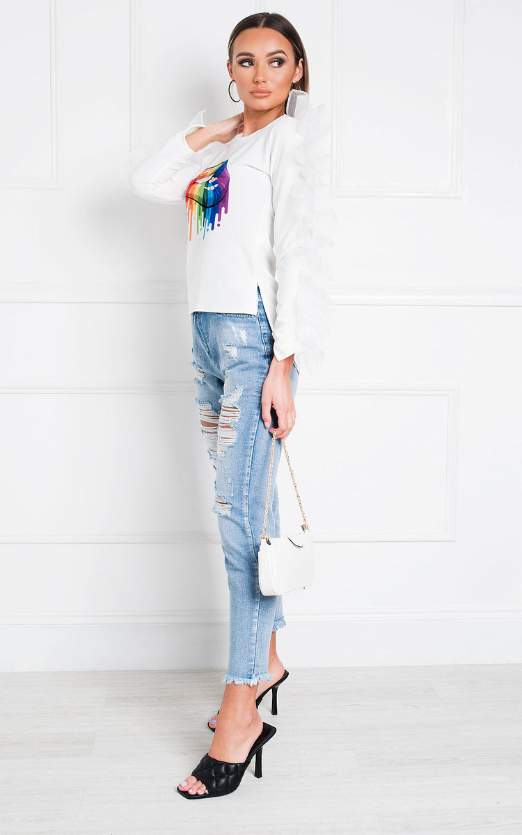 Lippy Frill Sleeve Top Thumbnail Lippy Frill Sleeve Top Thumbnail