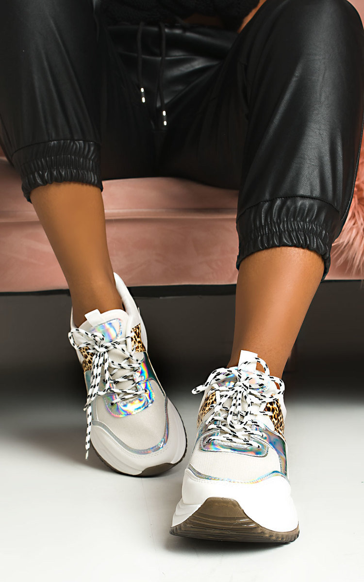 Lizz Chunky Printed Trainers Thumbnail