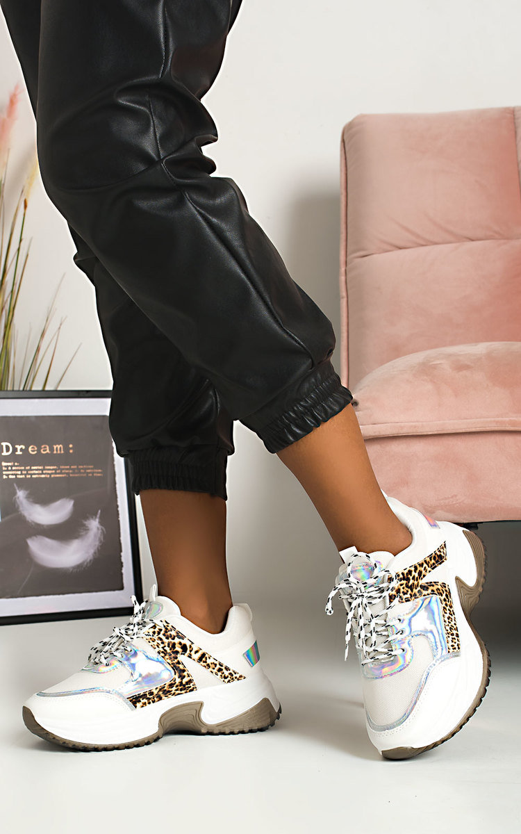 Lizz Chunky Printed Trainers Thumbnail