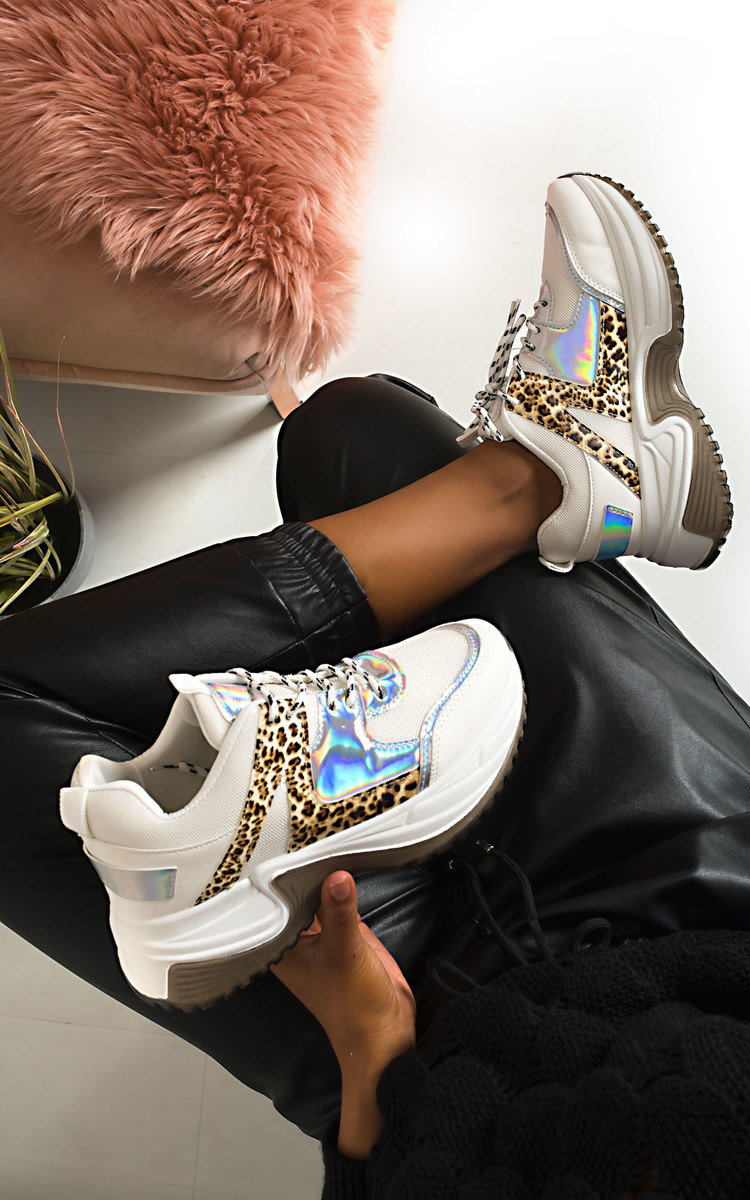 Lizz Chunky Printed Trainers