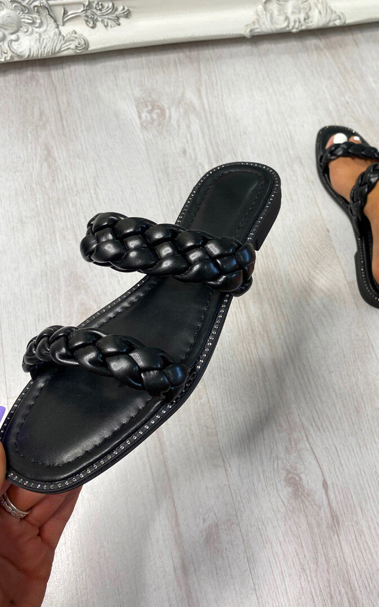 Lizzie Woven Braided Double Strap Sandal Lizzie Woven Braided Double Strap Sandal