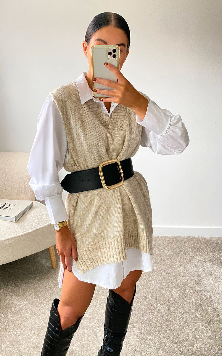 Lois Sleeveless Knitted Vest Thumbnail Lois Sleeveless Knitted Vest Thumbnail
