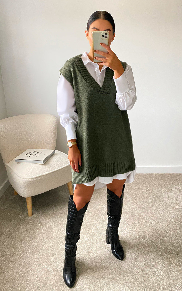 Lois Sleeveless Knitted Vest Thumbnail