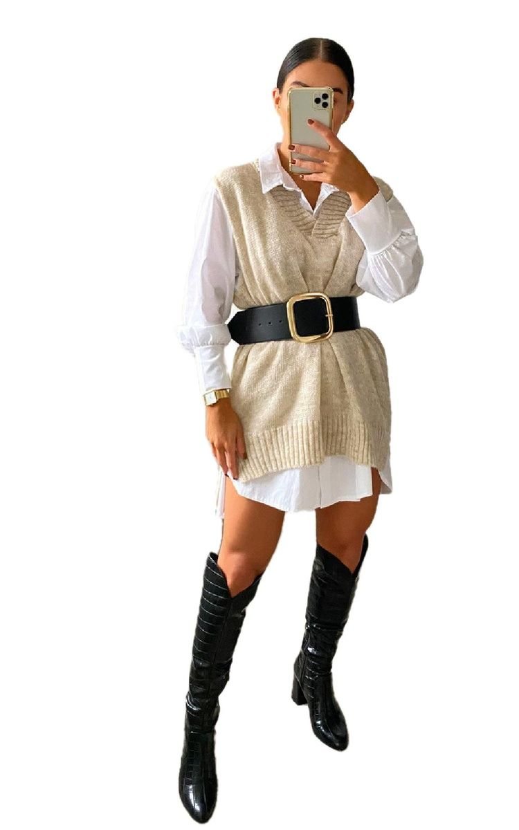 Lois Sleeveless Knitted Vest Thumbnail Lois Sleeveless Knitted Vest Thumbnail