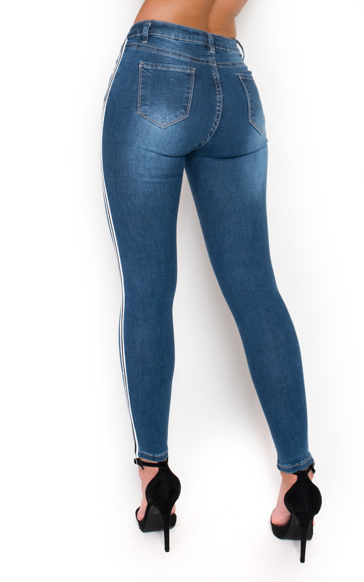 Lottie Striped Skinny Jeans Lottie Striped Skinny Jeans