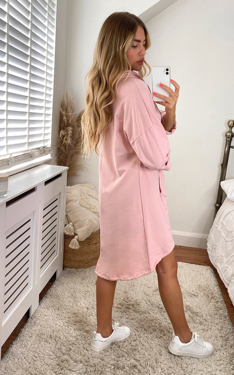 Louise Drop Hem Hooded Jumper Thumbnail Louise Drop Hem Hooded Jumper Thumbnail