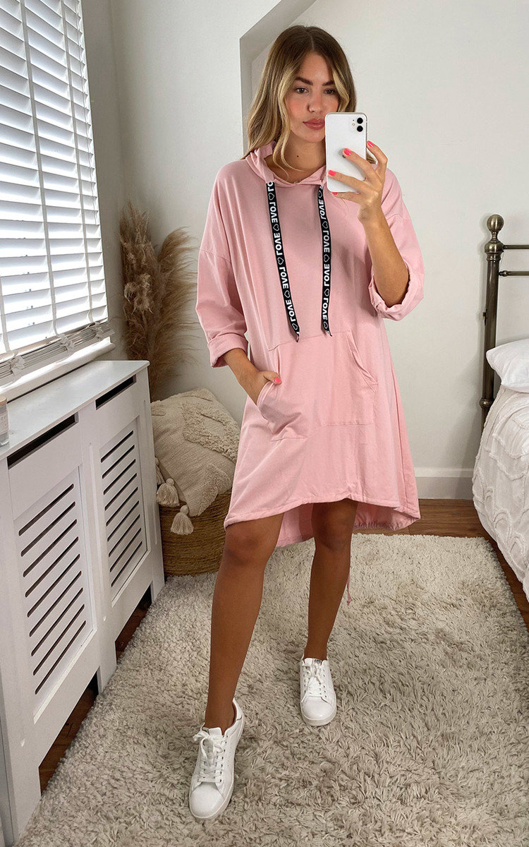 Louise Drop Hem Hooded Jumper Thumbnail Louise Drop Hem Hooded Jumper Thumbnail