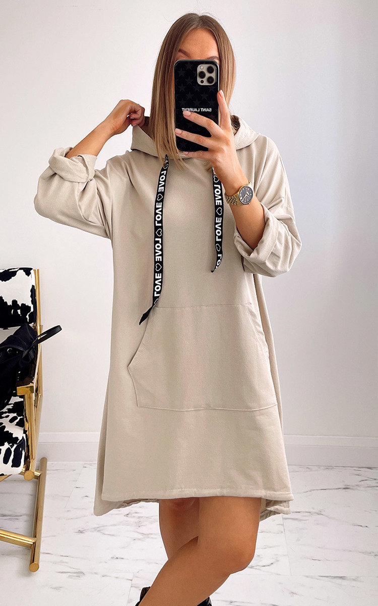 Louise Drop Hem Hooded Jumper Louise Drop Hem Hooded Jumper