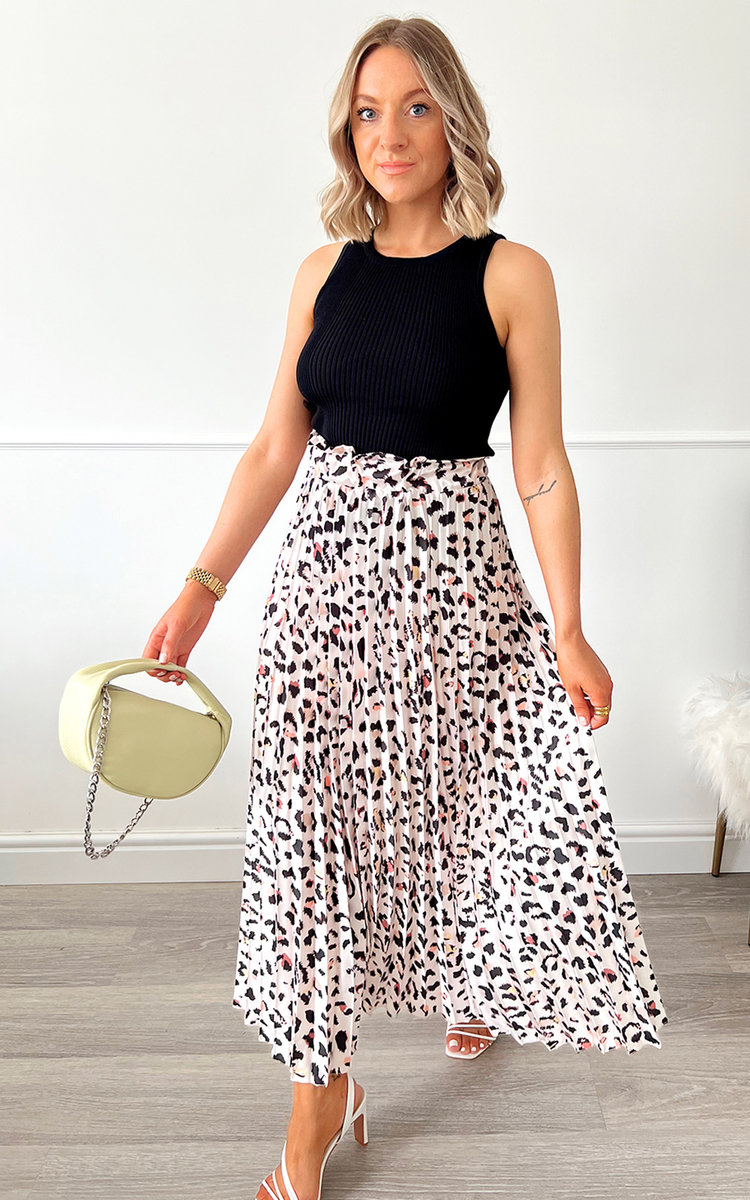 Louise Pleated Midi Skirt Louise Pleated Midi Skirt