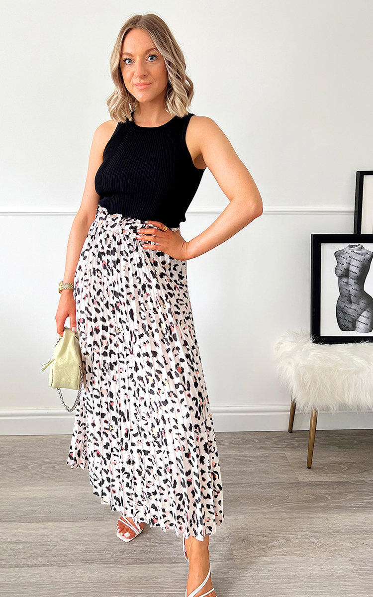 Louise Pleated Midi Skirt Thumbnail Louise Pleated Midi Skirt Thumbnail