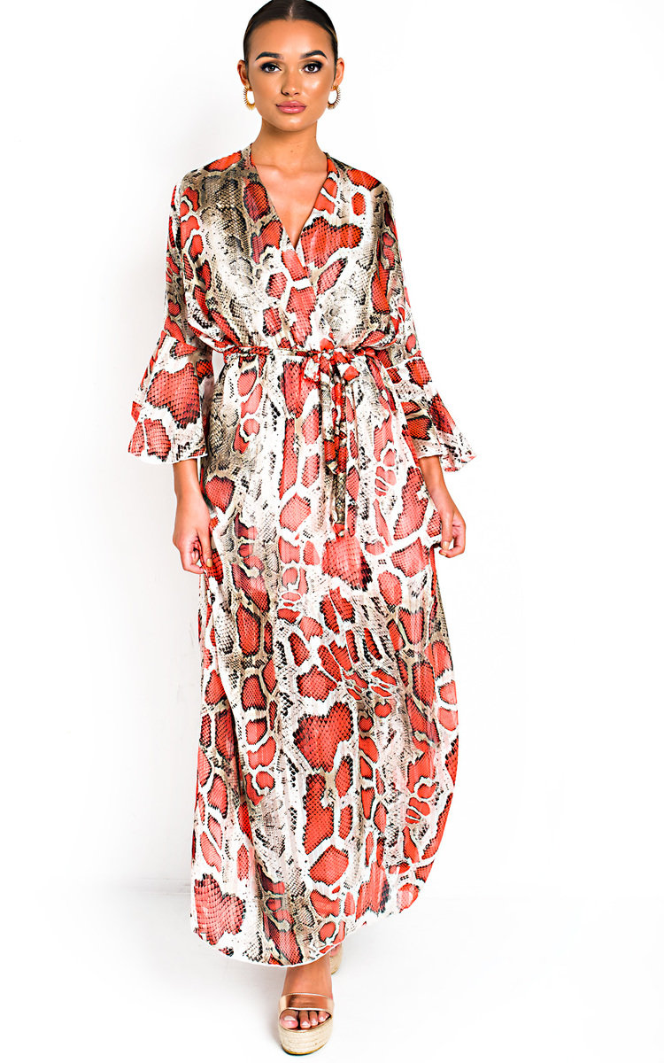 Loz Printed Floaty Maxi Dress Thumbnail