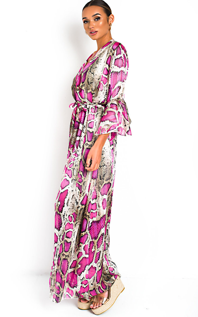 Loz Printed Floaty Maxi Dress Thumbnail Loz Printed Floaty Maxi Dress Thumbnail