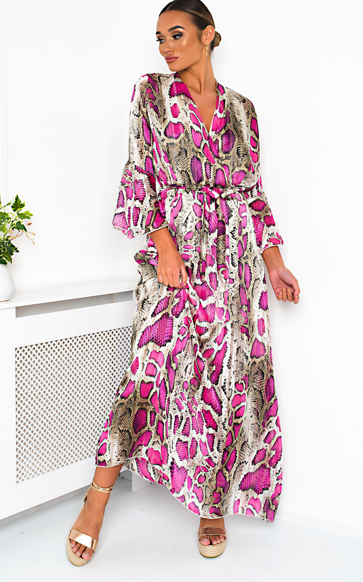 Loz Printed Floaty Maxi Dress Thumbnail