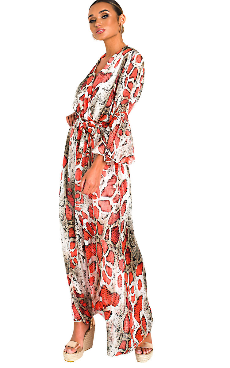 Loz Printed Floaty Maxi Dress Thumbnail