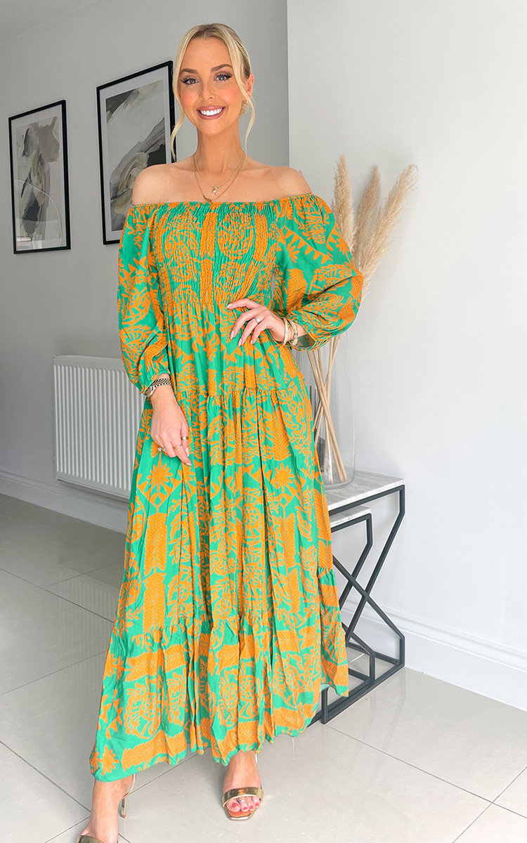 Luisa Off Shoulder Maxi Dress