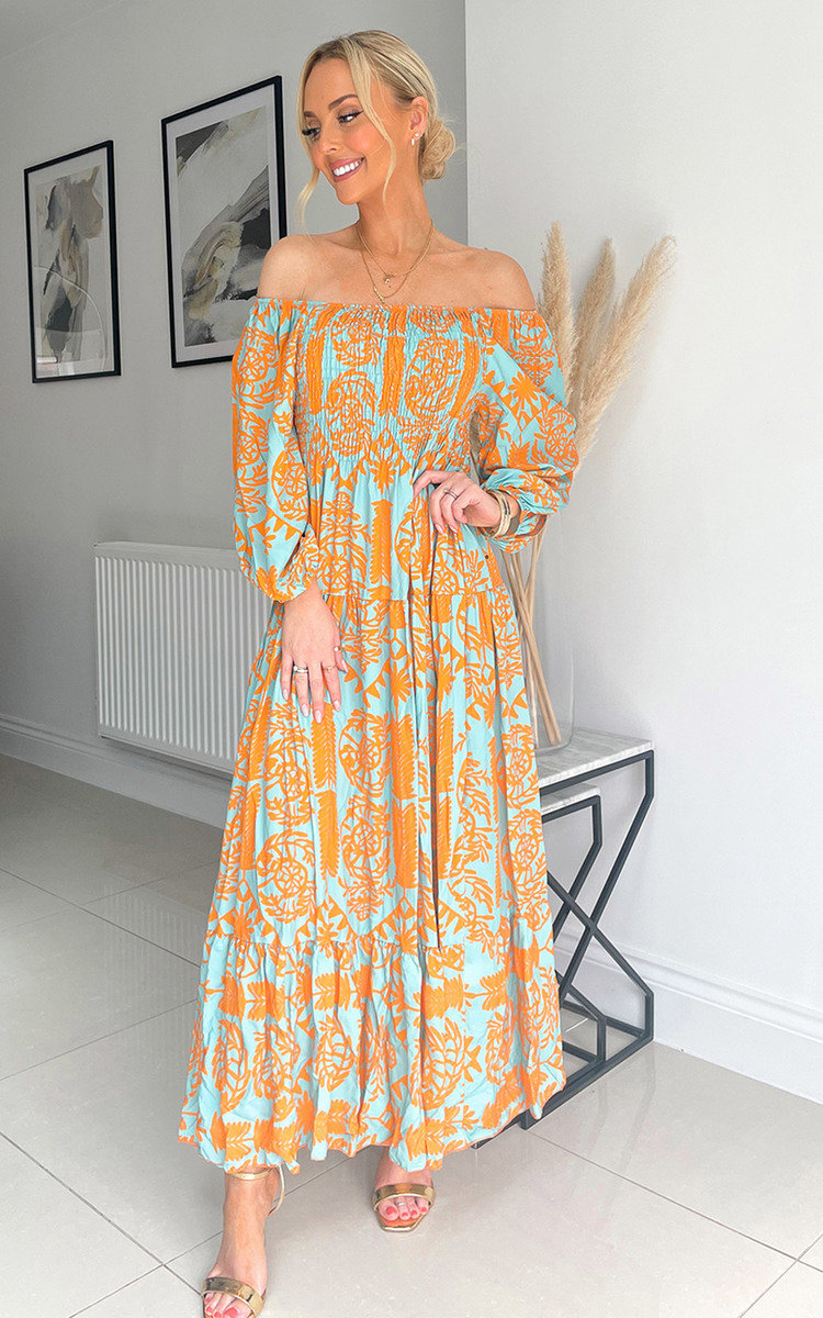 Luisa Off Shoulder Maxi Dress Luisa Off Shoulder Maxi Dress