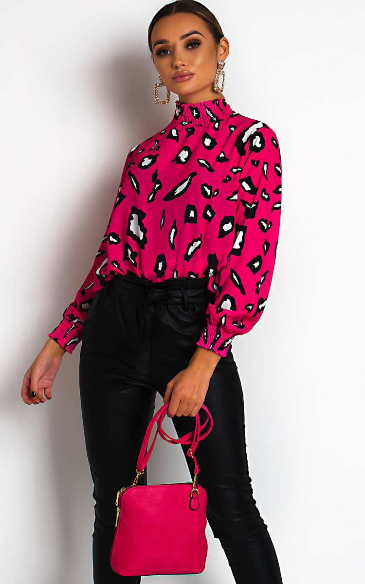 Lulu High Neck Chiffon Blouse Lulu High Neck Chiffon Blouse