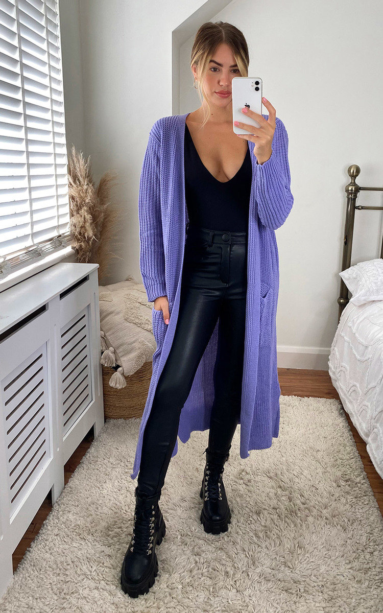 Lulu Longline Knitted Cardigan Thumbnail