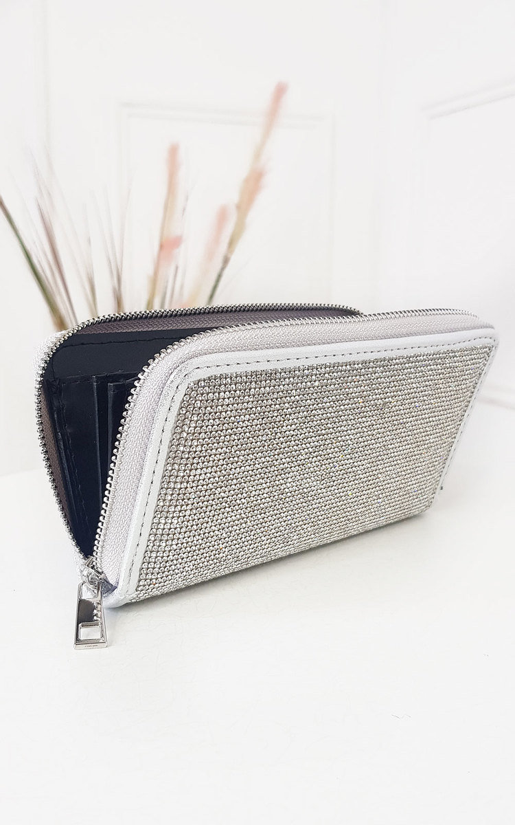 Luv Diamante Zip Purse