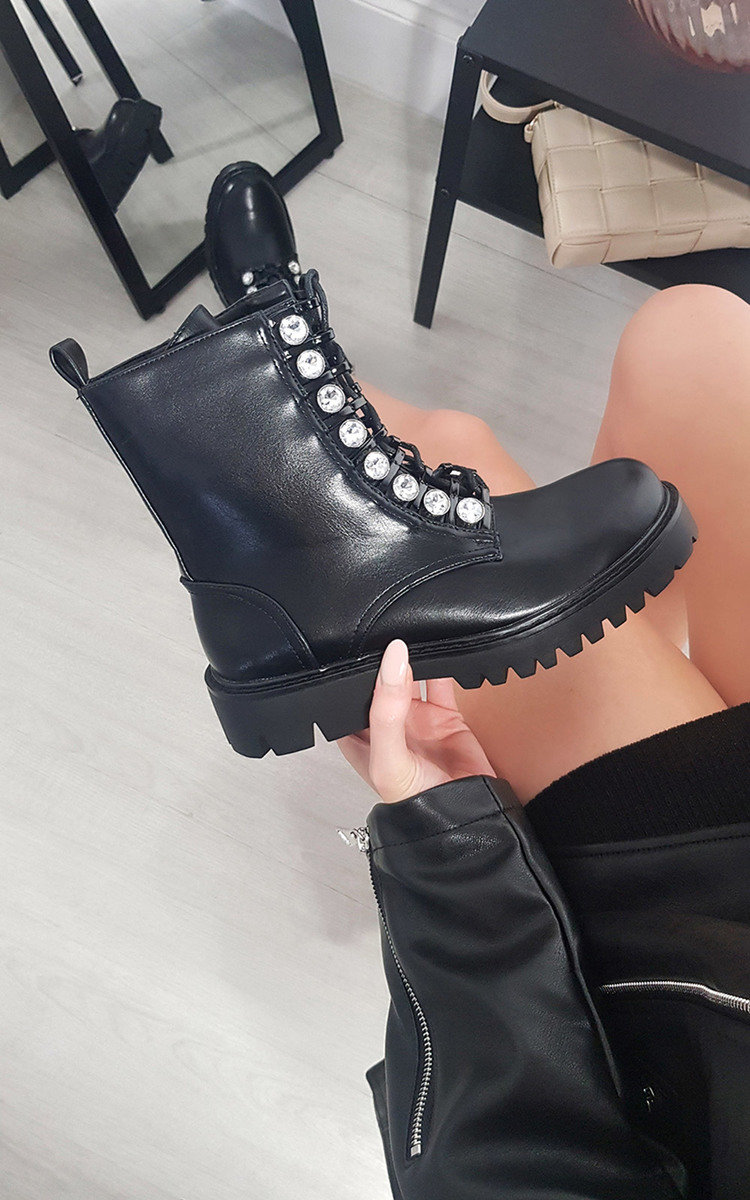 Lyndsey Lace Up Ankle Boot Thumbnail Lyndsey Lace Up Ankle Boot Thumbnail
